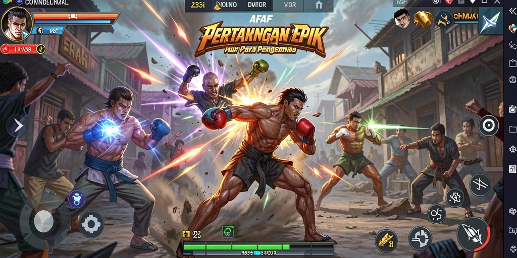 Tampilan gameplay AFAF yang seru dan penuh aksi.