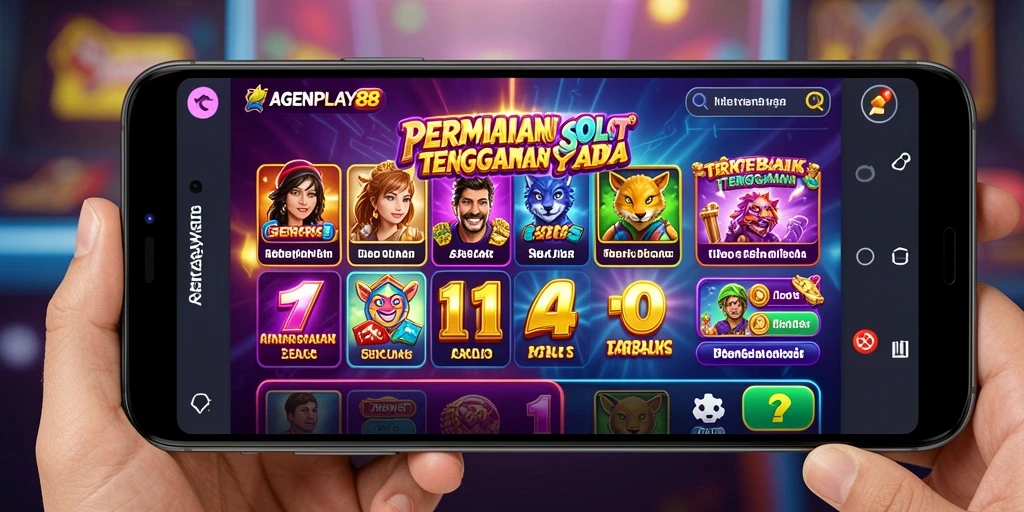 Tampilan utama AGENPLAY88 dengan berbagai pilihan slot menarik.