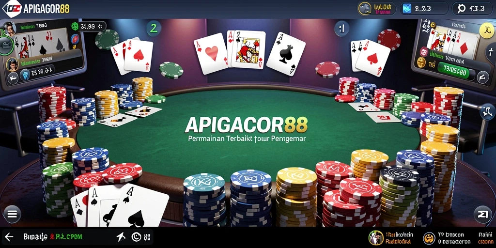 Tampilan gameplay seru dan menantang di APIGACOR88.