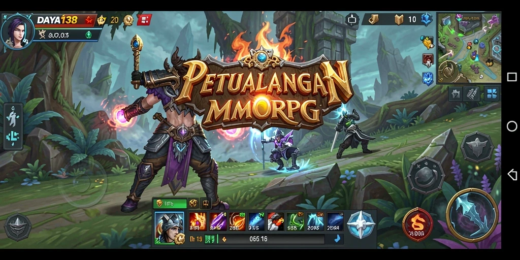 Tampilan epik dari dunia gameplay DAYA138 yang penuh petualangan.