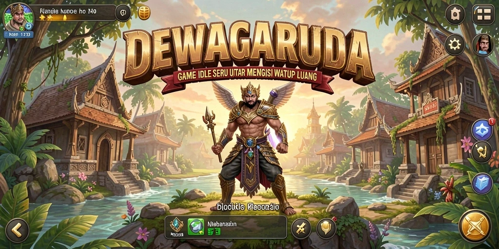 Tampilan gameplay seru dan menarik dari DEWAGARUDA
