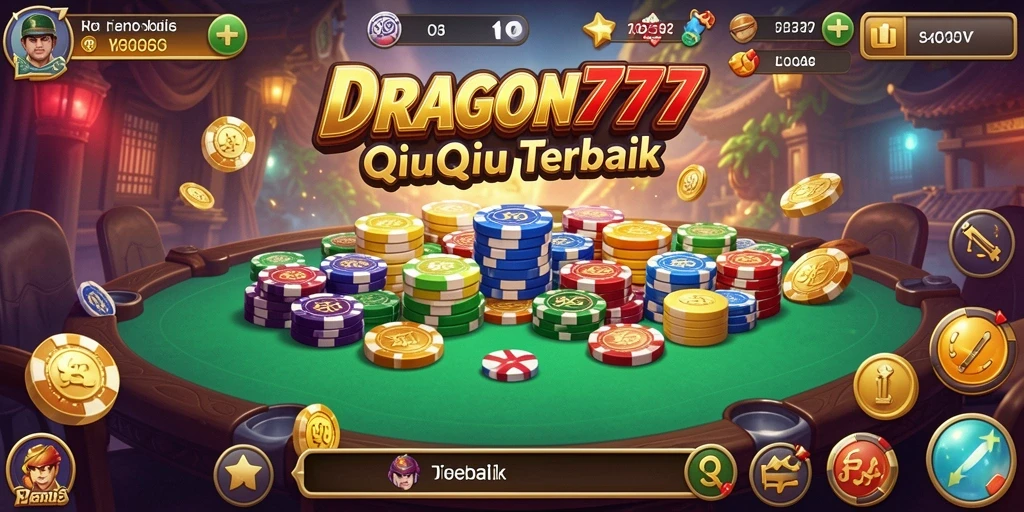 Screenshot DRAGON777 menunjukkan gameplay QiuQiu yang seru.