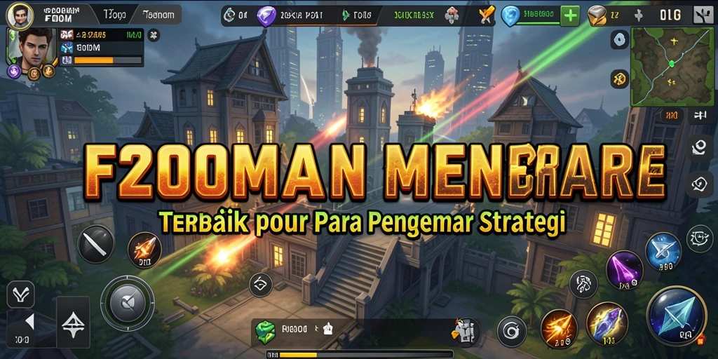 Tangkapan layar F200M menampilkan pertahanan menara dalam aksi melawan gelombang musuh.