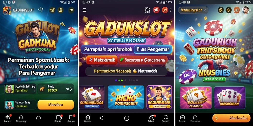 Tampilan menarik saat bermain GADUNSLOT dengan berbagai taruhan olahraga.