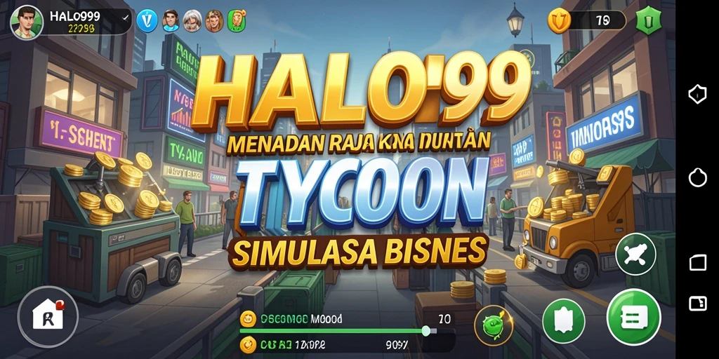 Tangkapan layar HALO99 menampilkan aksi gameplay Tycoon yang menarik.