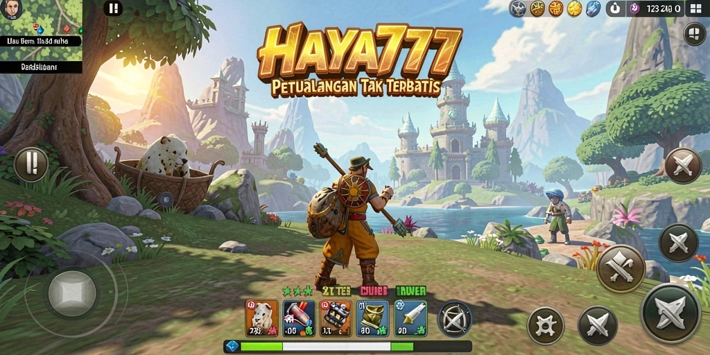 Gameplay HAYA777 dengan petualangan menarik di dunia terbuka.