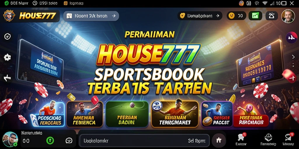 Tampilan menarik dari gameplay <strong>HOUSE777</strong> dengan berbagai pilihan taruhan olahraga.