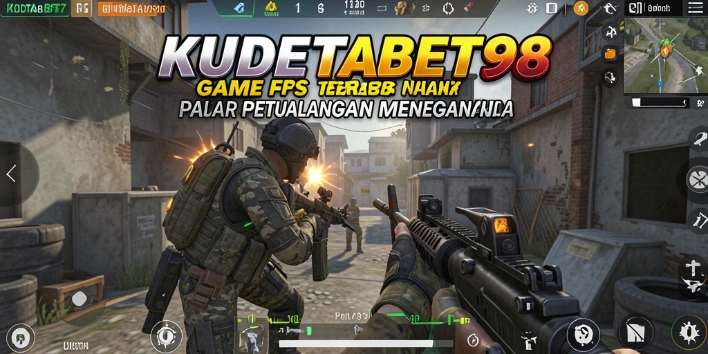 Tampilan gameplay menegangkan dalam KUDETABET98 saat bertempur.