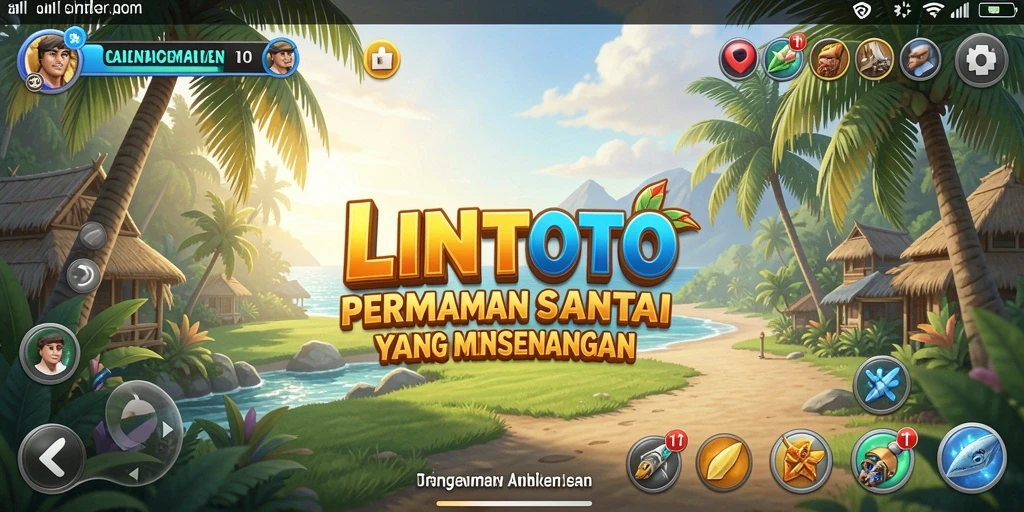 Screenshot gameplay LINITOTO yang menunjukkan keseruan bermain.