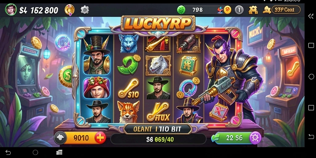 Tampilan menarik dari gameplay Slot di LUCKYRP.