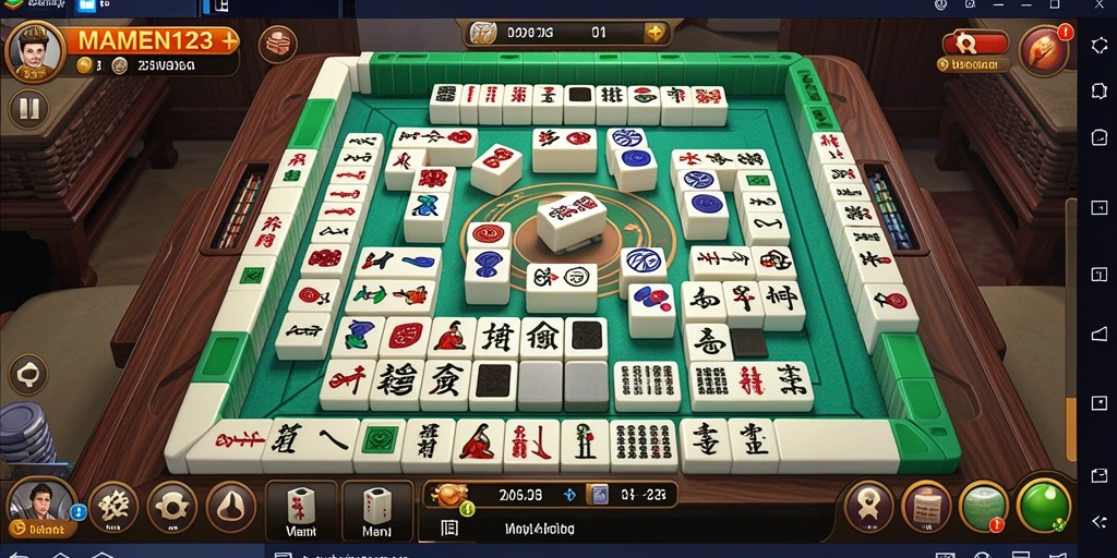 Tampilan gameplay MAMEN123 yang menarik dan penuh warna.