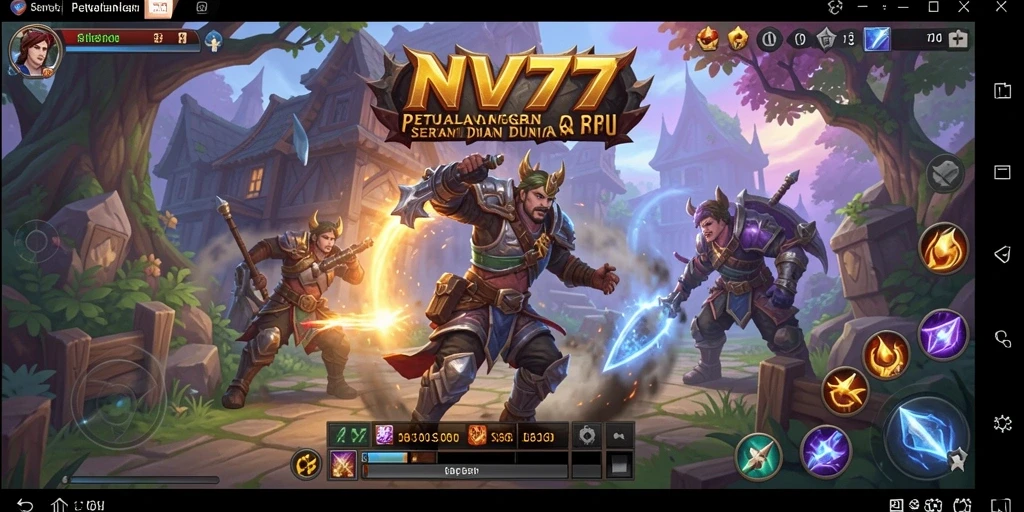 Tampilan gameplay ARPG yang seru dan dinamis.