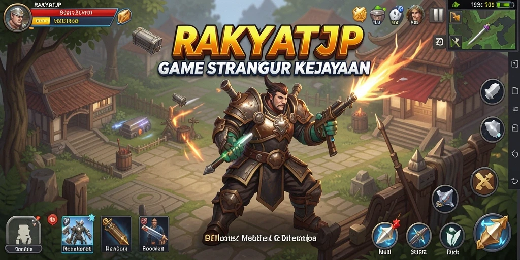 Tampilan gameplay menarik dari RAKYATJP dengan elemen SLG yang mendalam.