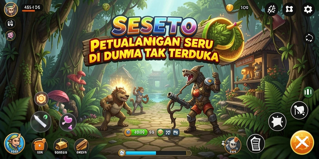 Tampilan gameplay SESETOTO yang menakjubkan dan mendebarkan