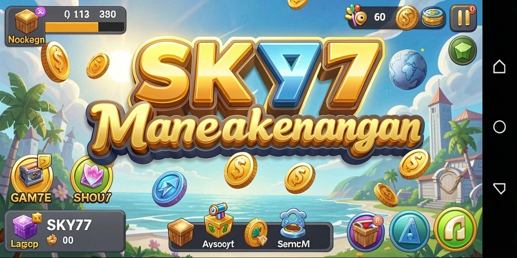 Screenshot dari gameplay SKY77 yang menunjukkan aktivitas Idle yang menarik.