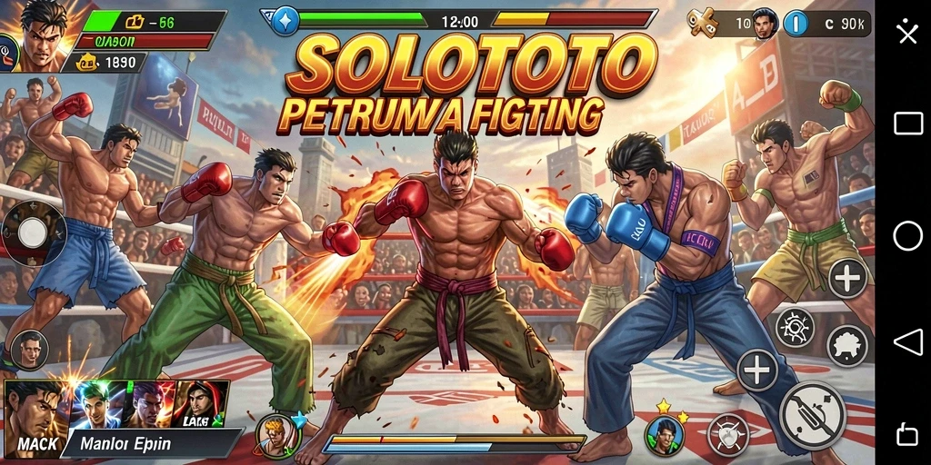 Gameplay seru di SOLOTOTO dengan pertarungan mengesankan.