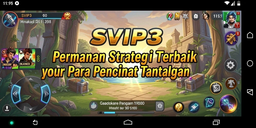 Tampilan gameplay SVIP3 yang menegangkan dan strategis.