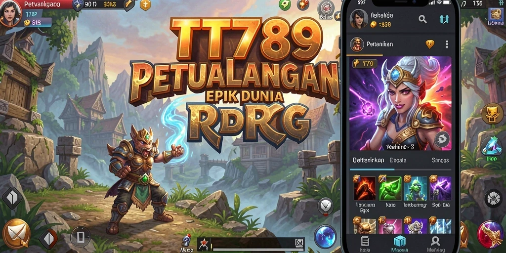 Tampilan layar permainan TT789 yang memukau, penuh aksi dan sihir.