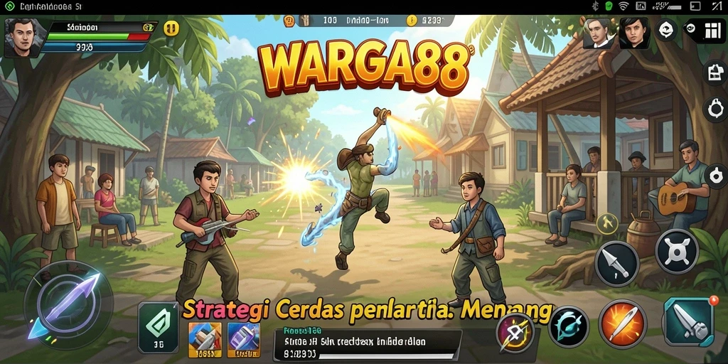 Tampilan gameplay menarik dari WARGA88 yang menantang.